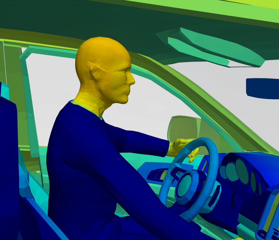 thermal simulation of human in automobile for cabin comfort