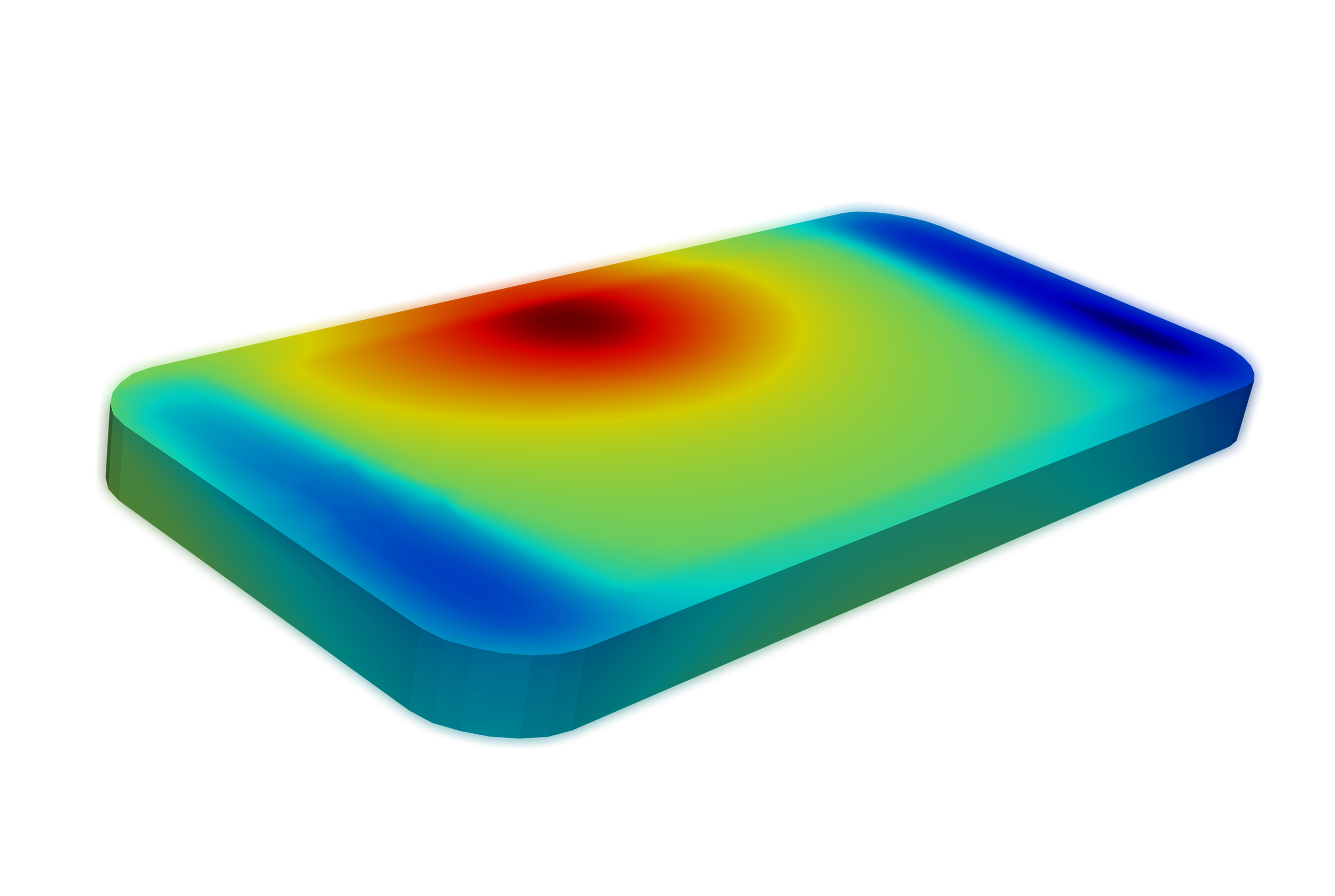 thermal-simulation-of-cell-phone-with-battery-hot-spot-on-left